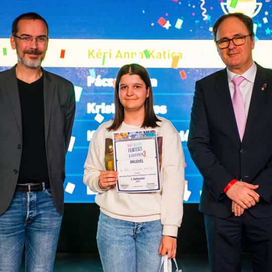 Keszthelyi gimnazista lány a magyar filmek legnagyobb tudója