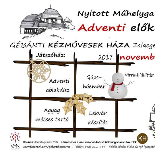 Adventi elkszletek Gbarton