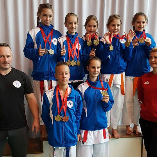 Kivl formban versenyeztek az Zalaegerszegi Shotokan Karate Egyeslet versenyezi